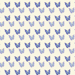 Butterfly seamless pattern design for fabric bag wallpaper wrapping paper