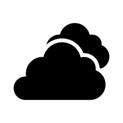 cloud glyph icon