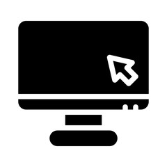 monitor glyph icon