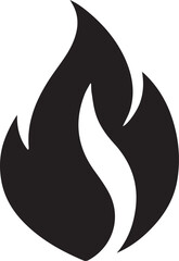 Naklejka premium Flame icon vector illustration