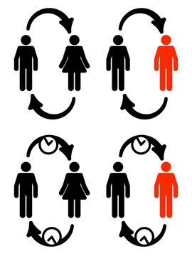 Frau Mann Tausch Personentausch