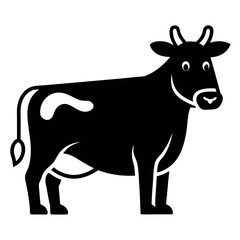 silhouette icons of cows in various poses.