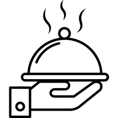 Obraz premium Food Service Icon