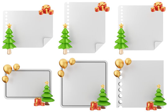3d pin sticky note paper text box