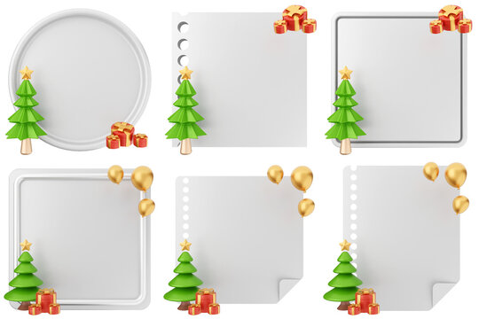 3d pin sticky note paper text box
