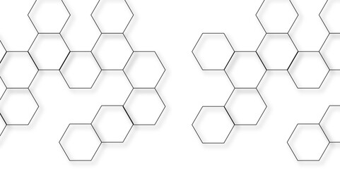 Abstract white background with hexagons . white Hexagonal Background Luxury White Pattern seamless bright white abstract honeycomb background 3D Futuristic abstract geometric mesh cell texture.