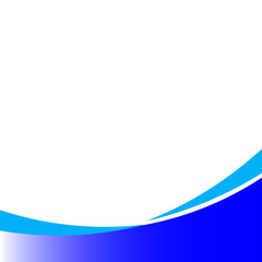 Abstract Blue Gradient Wave Design