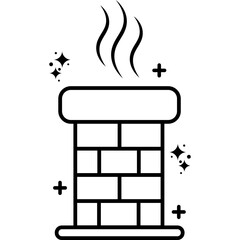 Chimney Cleaning Service Icon