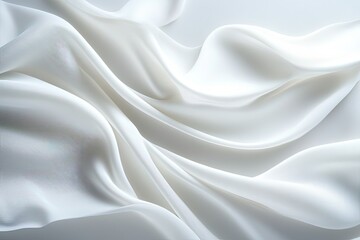 Obraz premium White fabric abstract background