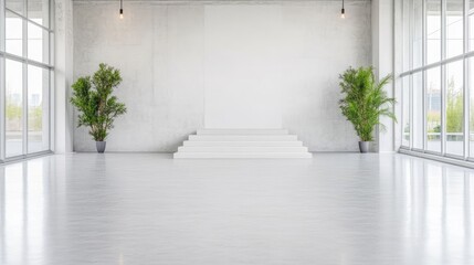 Spacious, bright loft studio