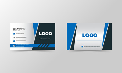 Corporate business card design, for business advertising, business promotion and business card layout. company business card abstract and vector template. Modern and new design template.