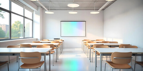 empty classroom