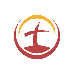 Obraz premium church symbol