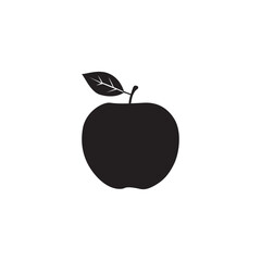 vector illustration apple on white background