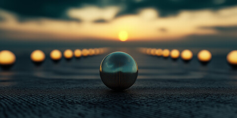 Innovative quantum computing technologies transforming materials science outdoors abstract sunset vistas