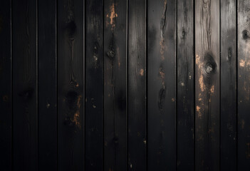 Fototapeta premium Weathered wooden surface with dark tones