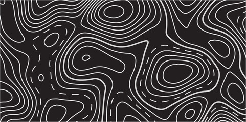 Abstract Vector Topographic Background Featuring Smooth Linework, Contour Elevation Mapping, and a Paper-Inspired Texture for a Timeless Geographic Aesthetic