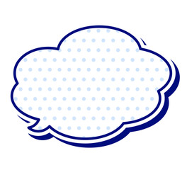 夏に使えるポップな吹き出し単体 清涼感 ベクターデータ チラシ・雑誌・Web・動画素材 白