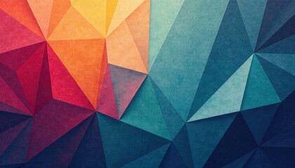 Abstract geometric shapes, muted tones, blurred edges , soft, late style