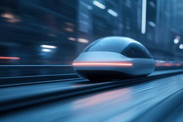 Obraz premium Future transport concept pod vehicle