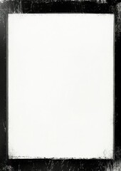 Black grungy frame background vintage paper.