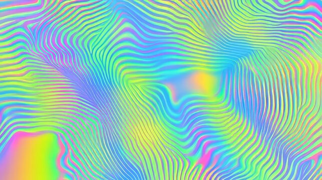 Abstract pixel sorting background with diagonal holographic lines, colorful iridescent distortion, dynamic glitch texture, and modern vector design in futuristic geometric style