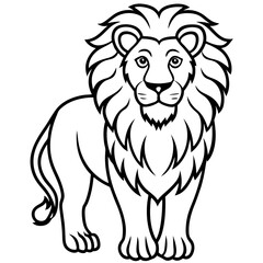 Lion Essence Line Art