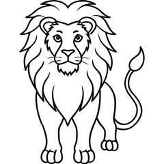 Lion Essence Line Art