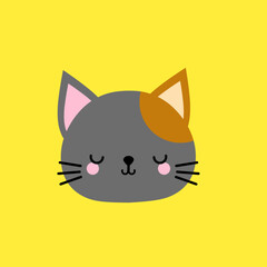 vector illustration of a cat
