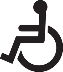 Wheelchair, handicapped access sign or symbols