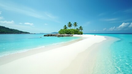 Fototapeta premium Tropical Beach Scene.