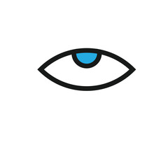 Eye icon in various styles for vision and visibility.