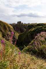 Dunnottar Castle rises in dramatic ruins atop a cliff overlooking the North Sea. Its breathtaking...