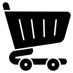 Shopping Cart Glyph Icon