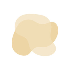 Beige Abstract Shape