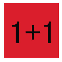 Modern sale banner with bold numbers and shadow effect.