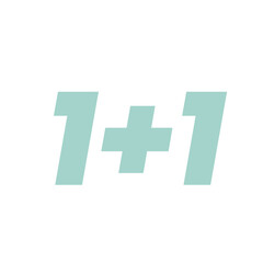 Modern sale banner with bold numbers and shadow effect.