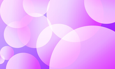 purple violet pink multi circles shapes bokeh on smooth gradient abstract background