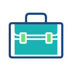 Obraz premium Briefcase Icon Design for Coloring Pages