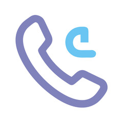 Call Icon Design for Coloring Pages