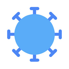 Fototapeta premium Corona Virus Icon Design for Coloring Pages
