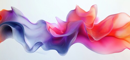 Colorful abstract wave design with flowing shapes and gradients for modern backgrounds