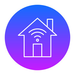 House Wifi Icon