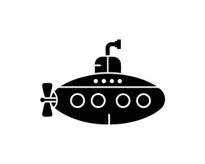 creative details submarine icon vector illustration