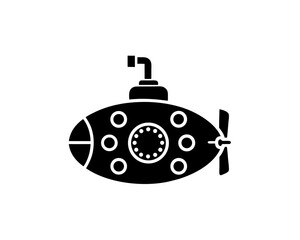 creative details submarine icon vector illustration