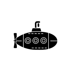 creative details submarine icon vector illustration