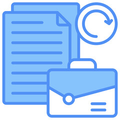 Obraz premium Employment History Icon