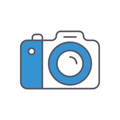 Camera  vector icon stock illustration