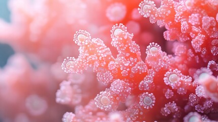 Close-up coral detail, vibrant colors