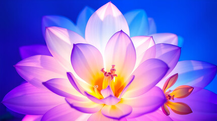 Naklejka premium pink lotus flower